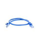 Cable de parcheo UTP Cat6 - 0.5 m - azul