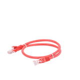 Cable de parcheo UTP Cat6 - 0.5 m - rojo