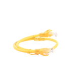 Cable de parcheo UTP Cat6 - 0.5 m - amarillo