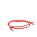 Cable de parcheo UTP Cat6 - 1 m - rojo