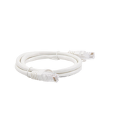 Cable de parcheo UTP Cat6 - 1 m - blanco