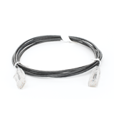 Cable de Parcheo Slim UTP Cat6 - 1.5 m Negro Diámetro Reducido (28 AWG)