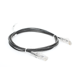 Cable de Parcheo Slim UTP Cat6 - 1.5 m Negro Diámetro Reducido (28 AWG)