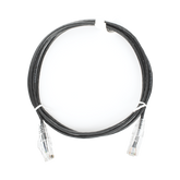 Cable de Parcheo Slim UTP Cat6 - 1.5 m Negro Diámetro Reducido (28 AWG)