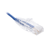 Cable de Parcheo Slim UTP Cat6 - 1.5 m Azul Diámetro Reducido (28 AWG)