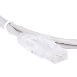 Cable de Parcheo Slim UTP Cat6 - 1.5 m Gris Diámetro Reducido (28 AWG)