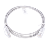 Cable de Parcheo Slim UTP Cat6 - 1.5 m Gris Diámetro Reducido (28 AWG)