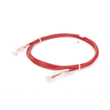 Cable de Parcheo Slim UTP Cat6 - 1.5 m Rojo Diámetro Reducido (28 AWG)