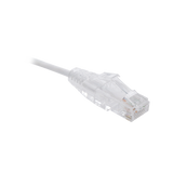 Cable de Parcheo Slim UTP Cat6 - 1.5 m Blanco Diámetro Reducido (28 AWG)