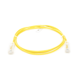 Cable de Parcheo Slim UTP Cat6 - 1.5 m Amarillo Diámetro Reducido (28 AWG)