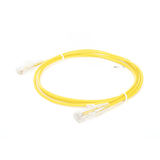 Cable de Parcheo Slim UTP Cat6 - 1.5 m Amarillo Diámetro Reducido (28 AWG)
