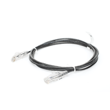 Cable de Parcheo Slim UTP Cat6 - 2 m Negro Diámetro Reducido (28 AWG)