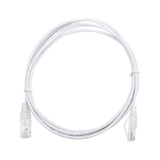 Cable de Parcheo Slim UTP Cat6 - 2 m Blanco Diámetro Reducido (28 AWG)