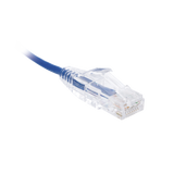 Cable de Parcheo Slim UTP Cat6 - 3 m Azul Diámetro Reducido (28 AWG)