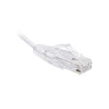 Cable de Parcheo Slim UTP Cat6 - 3 m Blanco Diámetro Reducido (28 AWG)