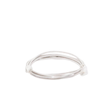 Cable de Parcheo Slim UTP Cat6 - 3 m Blanco Diámetro Reducido (28 AWG)