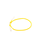 Cable de Parcheo Slim UTP Cat6A - 0.5 m Amarillo, Diámetro Reducido (28 AWG)