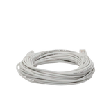 Cable de Parcheo Slim UTP Cat6A - 10 m Blanco, Diámetro Reducido (28 AWG)