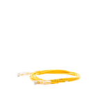 Cable de Parcheo Slim UTP Cat6A - 2 m Amarillo, Diámetro Reducido (28 AWG)