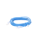 Cable de Parcheo Slim UTP Cat6A - 3 m Azul, Diámetro Reducido (28 AWG)