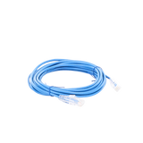 Cable de Parcheo Slim UTP Cat6A - 3 m Azul, Diámetro Reducido (28 AWG)