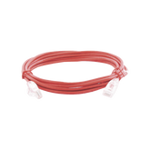Cable de Parcheo Slim UTP Cat6A - 3 m Rojo, Diámetro Reducido (28 AWG)