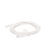 Cable de Parcheo Slim UTP Cat6A - 5 m Blanco, Diámetro Reducido (28 AWG)