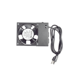 Ventilador 110 Vca con Clavija para Gabinete de Pared con 2 Tomas de Corriente
