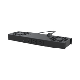 Kit de 2 Ventiladores (12 x 12 cm) con 3 Tomas de Corriente 110 Vca/50 Hz con Clavija