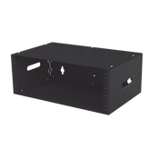 Gabinete para Montaje en Pared liviano, 4 Unidades de rack, Profundidad máxima de trabajo 250 mm, Se envía el Gabinete Armado.