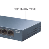 Switch de escritorio Gigabit de 8 puertos 10/100/1000Mbps, carcasa metálica