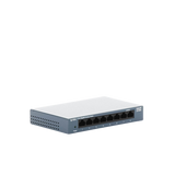 Switch de escritorio Gigabit de 8 puertos 10/100/1000Mbps, carcasa metálica