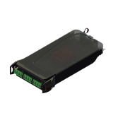 Cassette para empalme (Fusión) LightVerse, Hasta 12 fibras, Conectores LC/APC "Shuttered", para fibra Monomodo, 900um, 1 metro