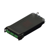 Cassette para empalme (Fusión) LightVerse, Hasta 12 fibras, Conectores LC/APC "Shuttered", para fibra Monomodo, 900um, 1 metro