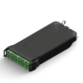 Cassette para empalme (Fusión) LightVerse, Hasta 12 fibras, Conectores SC/APC "Shuttered", para fibra Monomodo, 900um, 1 metro