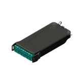 Cassette para empalme (Fusión) LightVerse, Hasta 12 fibras, Conectores SC/UPC "Shuttered", para fibra Multimodo OM3, 900um, 1 metro