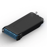 Cassette para empalme (Fusión) LightVerse, Hasta 12 fibras, Conectores SC/UPC "Shuttered", para fibra Monomodo, 900um, 1 metro