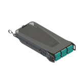 Cassette para empalme (Fusión) LightVerse, Hasta 24 fibras, Conectores LC/UPC "Shuttered", para fibra Multimodo OM3, 900um, 1 metro