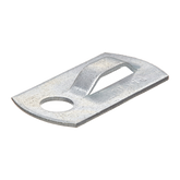 Montaje de Instalación en Pared con Tornillo #10 (M5), De Aluminio,  Uso Interior/Exterior, Paquete de 100 Piezas