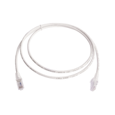 Patch Cord MC6 Modular Cat6 UTP, CM/LS0H, 5ft, Color Blanco
