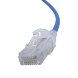 Patch Cord MC6 Modular Cat6 UTP, CM/LS0H, 7ft, Color Azul, Diámetro Reducido (28AWG)
