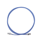 Patch Cord MC6 Modular Cat6 UTP, CM/LS0H, 7ft, Color Azul, Diámetro Reducido (28AWG)