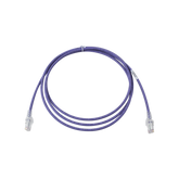 Patch Cord MC6 Modular Cat6 UTP, CM/LS0H, 7ft, Color Violeta, Versión Bulk (Sin Empaque Individual)