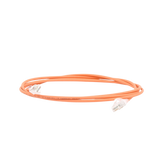 Patch Cord MC6 Modular Cat6 UTP, CM/LS0H, 7ft, Color Naranja, Diámetro Reducido (28AWG)