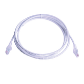 Patch Cord MC6 Modular Cat6 UTP, CM/LS0H, 10ft, Color Blanco, Versión Bulk (Sin Empaque Individual)