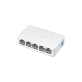 Switch NO Administrable / Para escritorio / 5 puertos 10/100 Mbps / Diseño Compacto / Plug and Play
