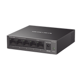 Switch NO Administrable / Para escritorio / Carcasa de metal / 5 puertos 10/100/1000 Mbps / Diseño Compacto / Plug and Play