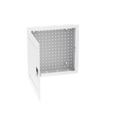 Gabinete Multipropósito de Montaje en Pared, de 14 in de Altura, Con Puerta Reversible, Fabricado en Acero, Color Blanco