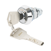 Chapa de Cañon Chico para Gabinete Metálico, (Llave única)