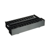 Organizador de Cables Horizontal NetManager, Doble (Frontal y Posterior), Para Rack de 19in, 2UR